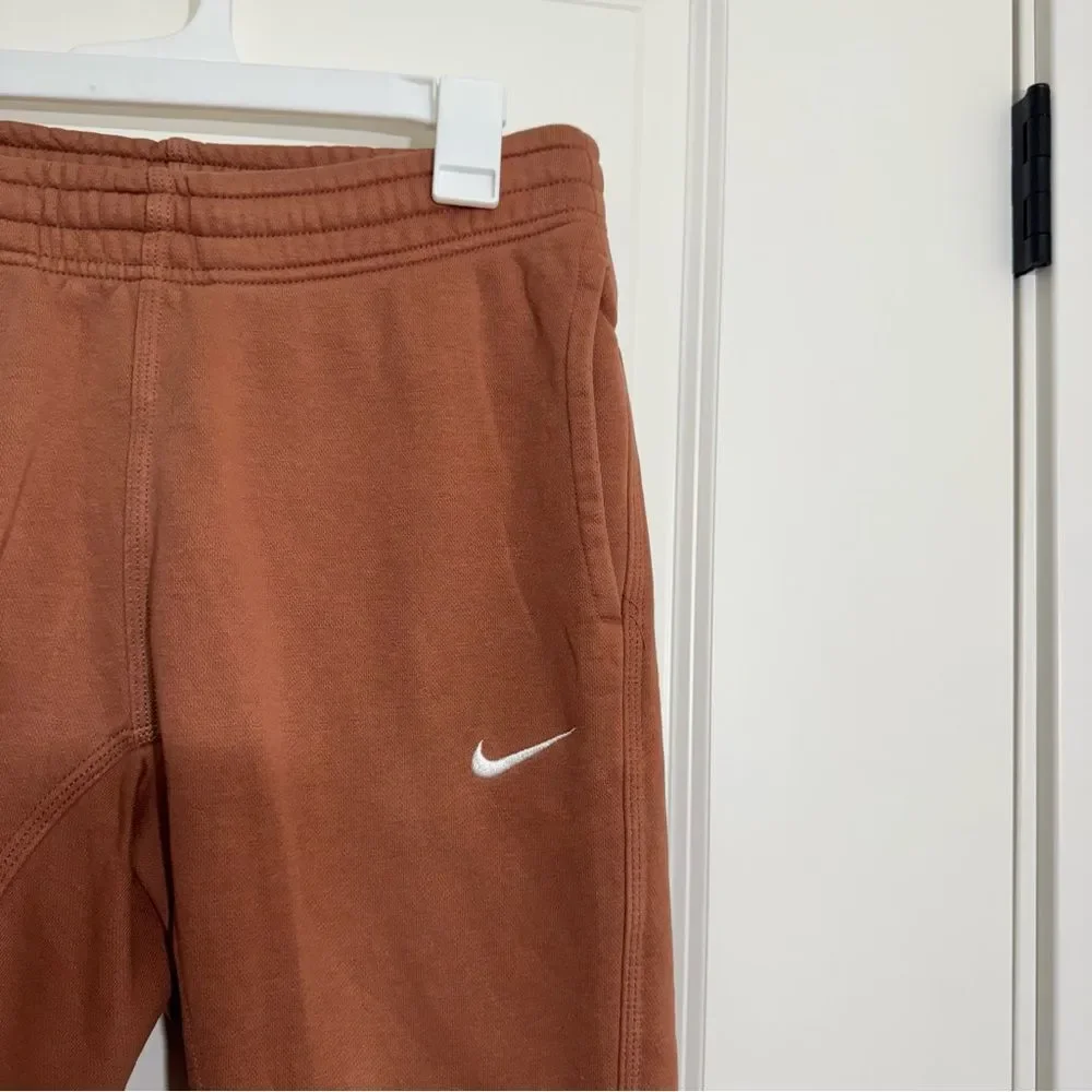 Nike Burnt Orange Athletic Jogger Sweatpants